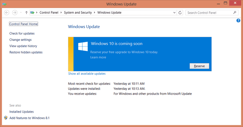 Windows 10 is coming soon